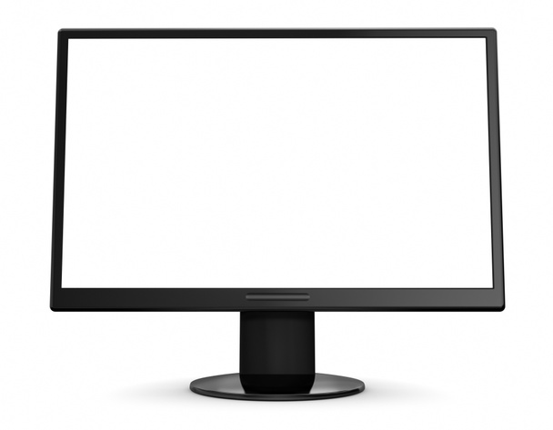 οθόνη υπολογιστή - που απομονώνονται σε λευκό φόντο - Φωτογραφία, εικόνα