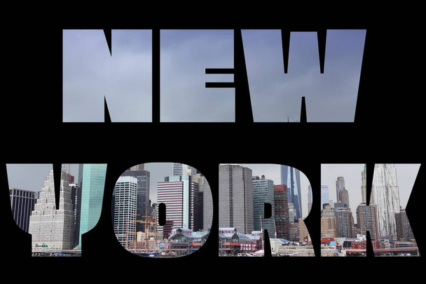 New York name - Foto, Imagen