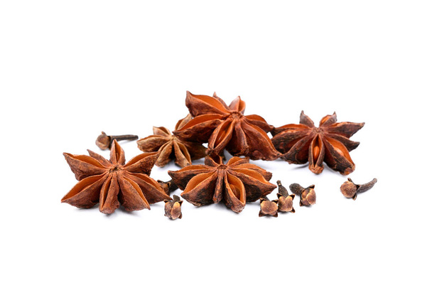 Aromatic star anise, cloves - Photo, Image