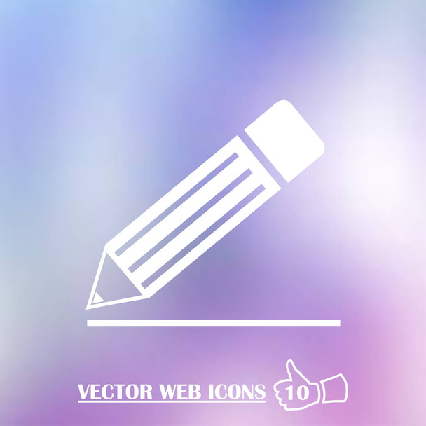 ícone web vetor pensil
 - Vetor, Imagem