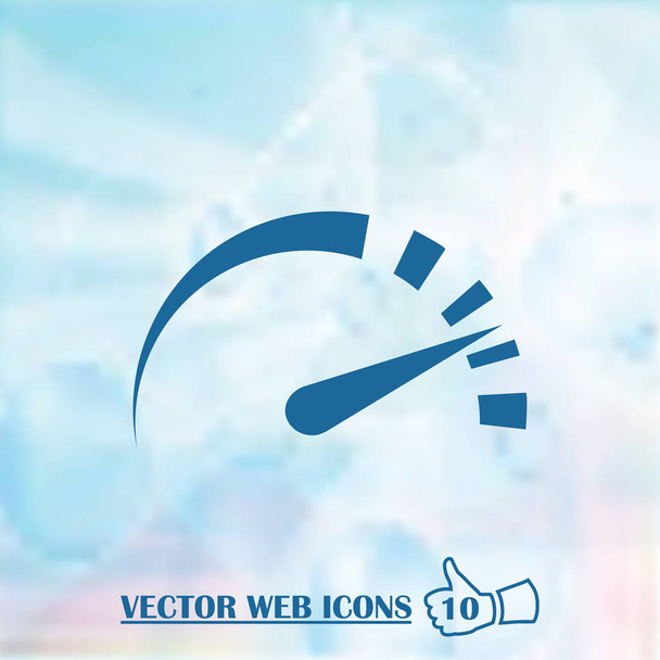 ícone do vetor web tacômetro
 - Vetor, Imagem