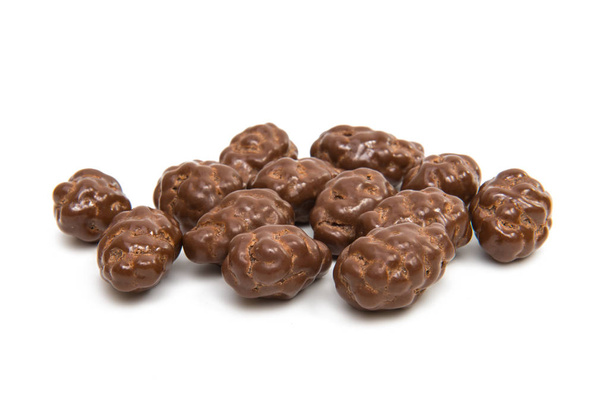 amandelen in chocolade glazuur  - Foto, afbeelding