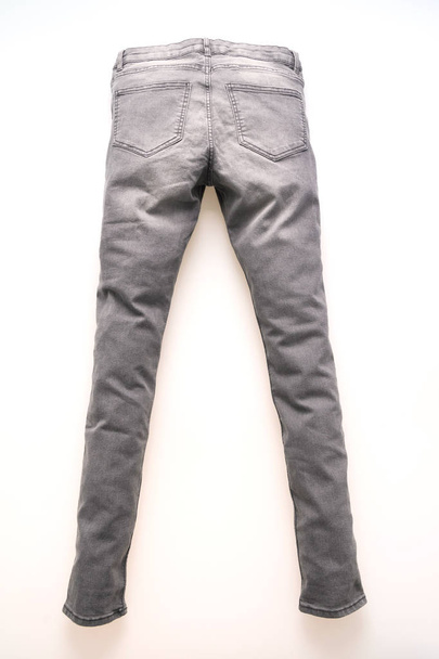Fashion gray jeans for clothing - Photo, Image