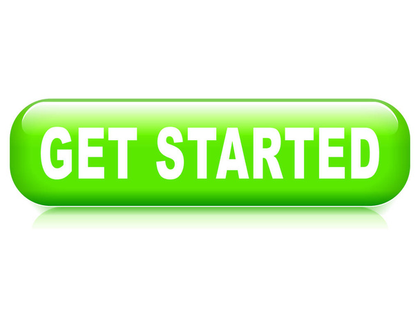 get started button - Vector, Image
