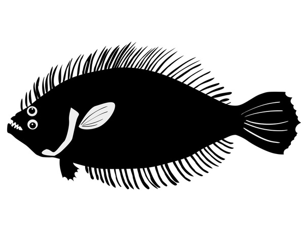 Silhueta de peixes
 - Vetor, Imagem