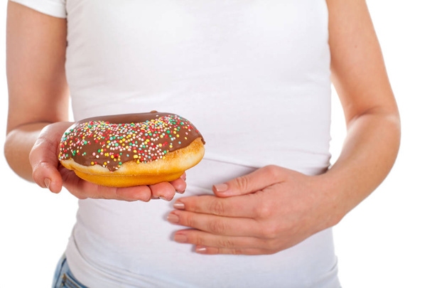 The tasty doughnut - Фото, изображение