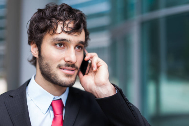 businessman talking on phone - Foto, Imagem