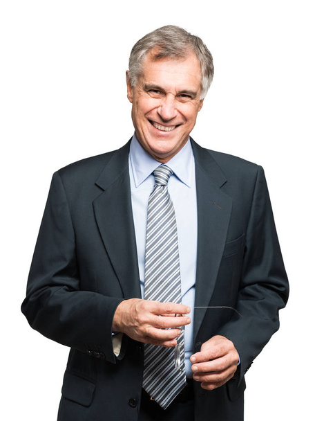 Smiling senior businessman - Photo, image