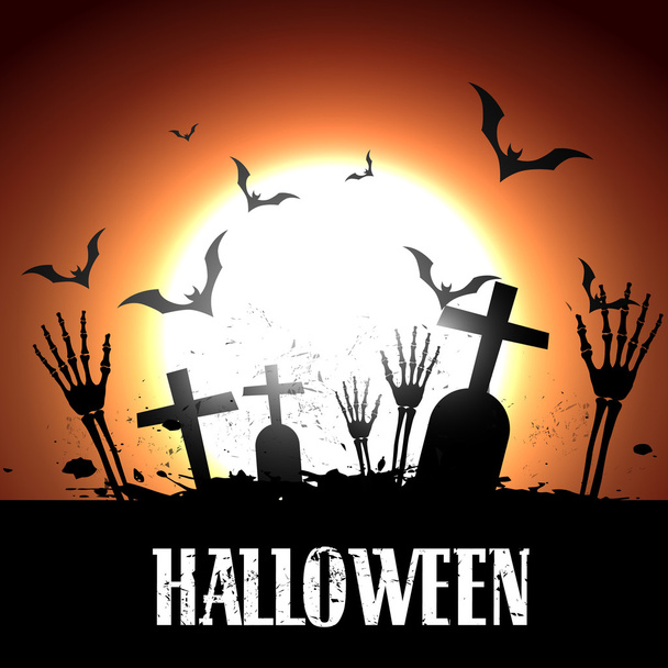 scary halloween design - Διάνυσμα, εικόνα