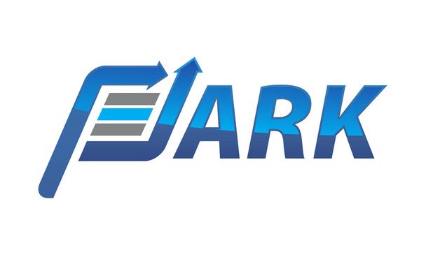 Park Logo embleem vervoer - Vector, afbeelding