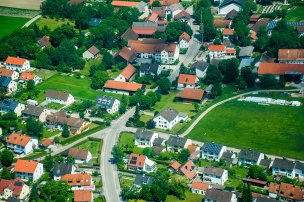 Aerial view of purlieus of Munich - Foto, afbeelding