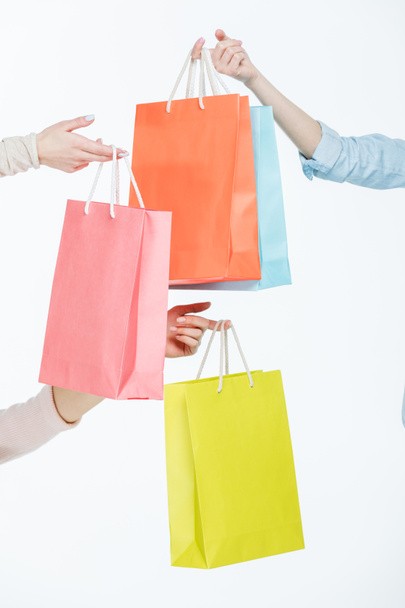 Colorful shopping bags - Fotó, kép