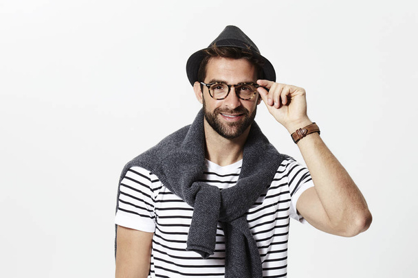 Handsome man in spectacles - Fotografie, Obrázek