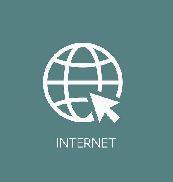 Stronie internetowej ikona ilustracja wektorowa. Sieci Web przeglądarki internet symbol - Wektor, obraz