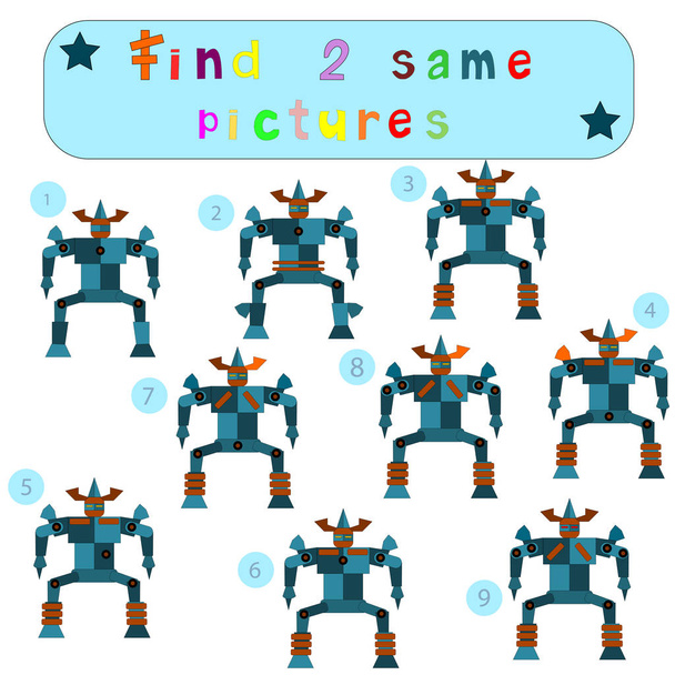 Children Logic develops an educational game "Find 2 same picture - Photo, Image