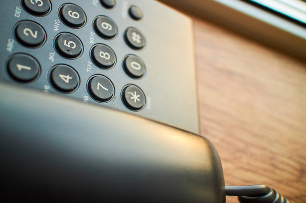 landline phone close up - Photo, image