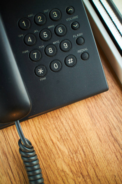 landline phone close up - Foto, Bild
