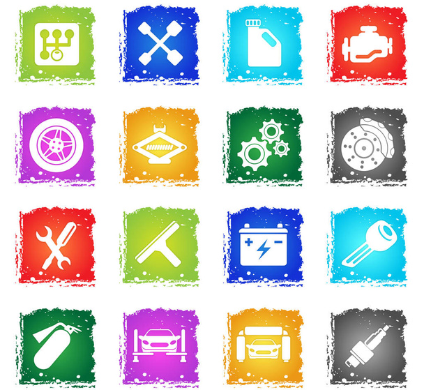 Icone di servizio automatico
 - Vettoriali, immagini