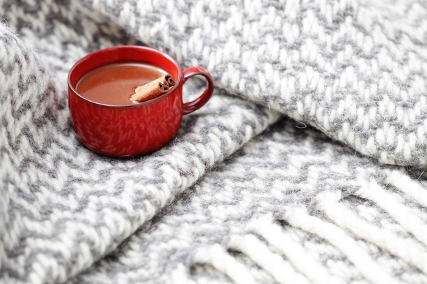 hot chocolate with cinnamon - Photo, Image