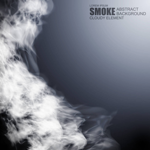 Nebel- oder rauchgraue Spezialeffekte - Vektor, Bild