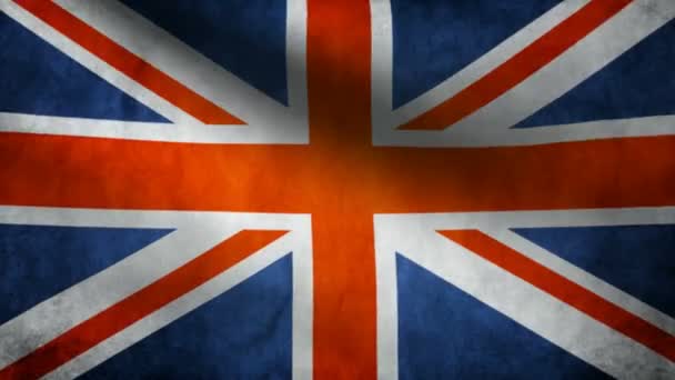 United Kingdom flag. - Footage, Video