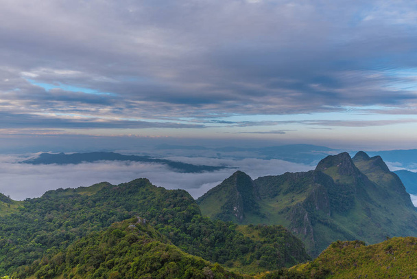 Góry Chiang Dao w Chiang Mai  - Zdjęcie, obraz