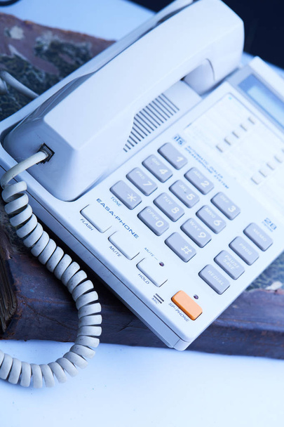 landline phone close up - Photo, Image