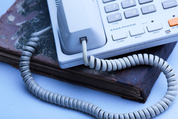landline phone close up - Фото, изображение