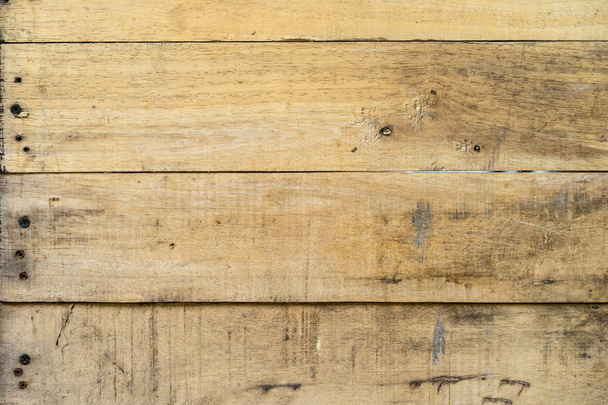 Υφή ξύλου, φυσικό υλικό σχεδιασμού για εσωτερικά και εξωτερικά, Grungy καφέ ξύλο υφή και φόντο, ξύλινα πάνελ στην κάτοψη - Φωτογραφία, εικόνα