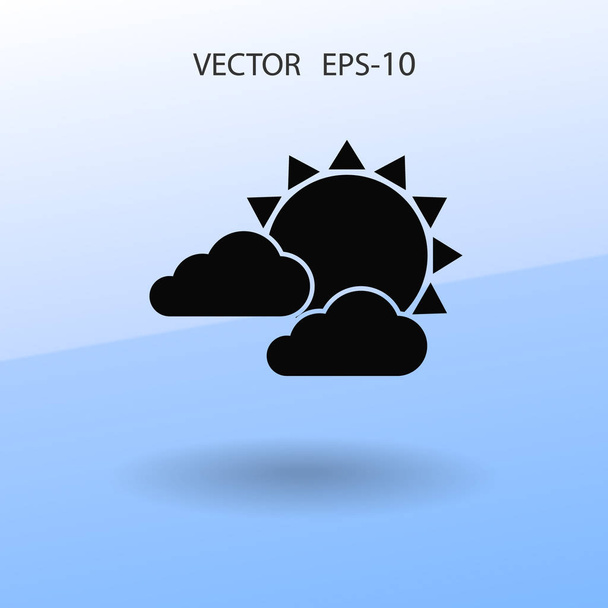 weather icon. vector illustration - Διάνυσμα, εικόνα