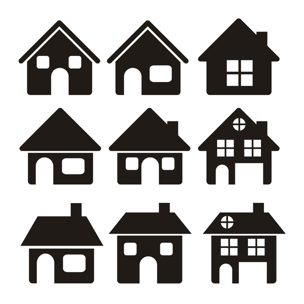home icons - Vector, Image