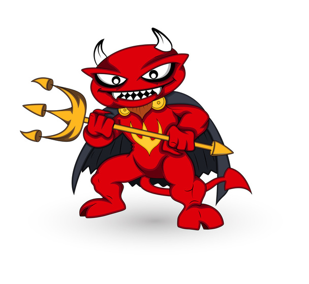 Diablo monstruo del infierno
 - Vector, imagen