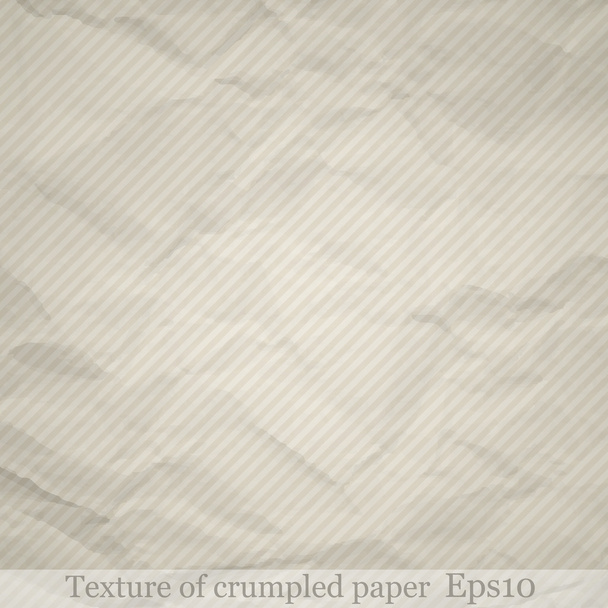 Textura de papel enrugado - Vetor, Imagem