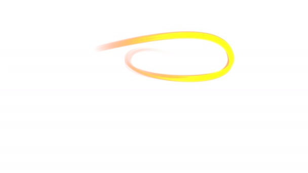 Golden light beam on white - Footage, Video