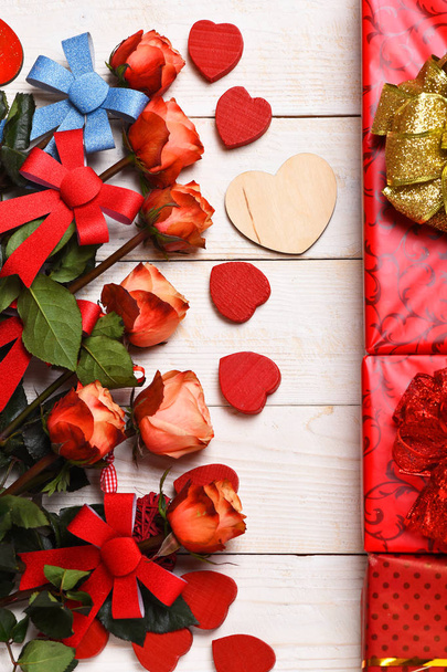 Hermosas rosas para el día de San Valentín
 - Foto, Imagen