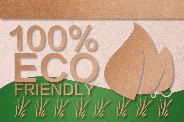 100% eco friendly concept - Photo, Image