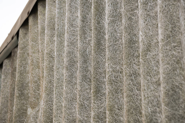 Közelről azbeszt tető textúra. - Fotó, kép