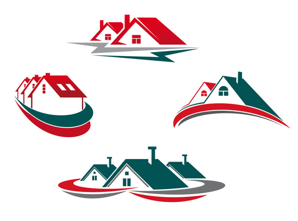 Houses and homes - Vector, Image