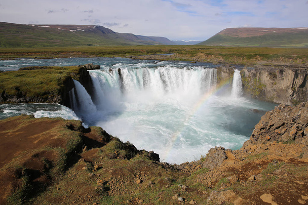 Godafoss Waterfall in Iceland - Фото, изображение