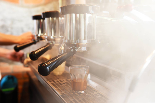 coffee machine preparing cup  - Φωτογραφία, εικόνα