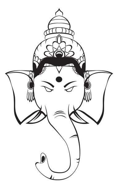 Ganesha - Vetor, Imagem