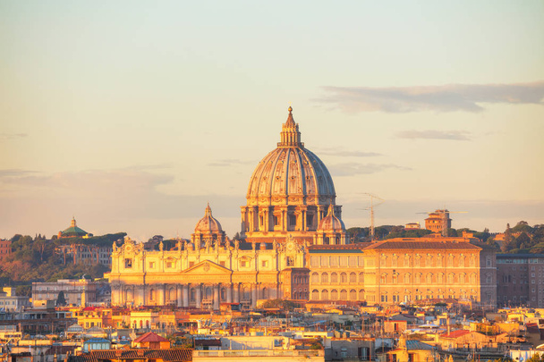 The Papal Basilica of St. Peter in the Vatican city - Photo, Image
