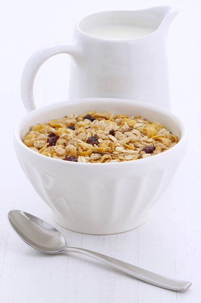 Вкусный мюсли-завтрак
 - Фото, изображение