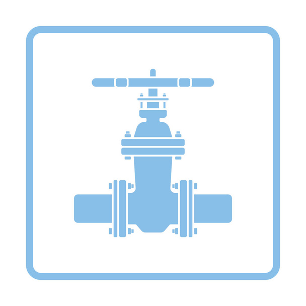 Icono de válvula de tubería - Vector, Imagen