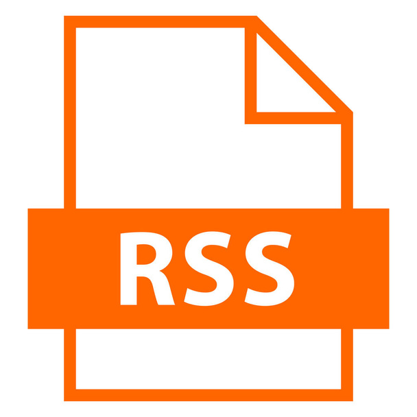 File Name Extension RSS Type - Vector, Image