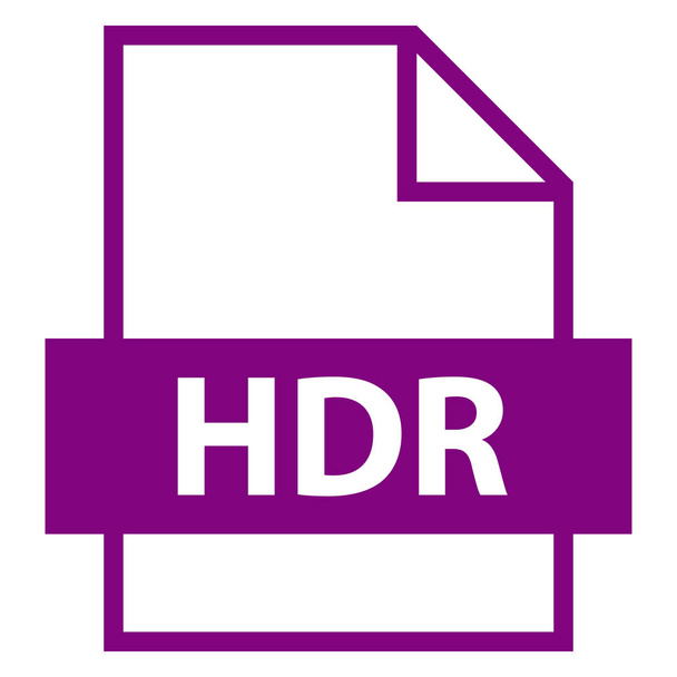 Tiedoston nimi tiedostotunniste HDR Type
 - Vektori, kuva