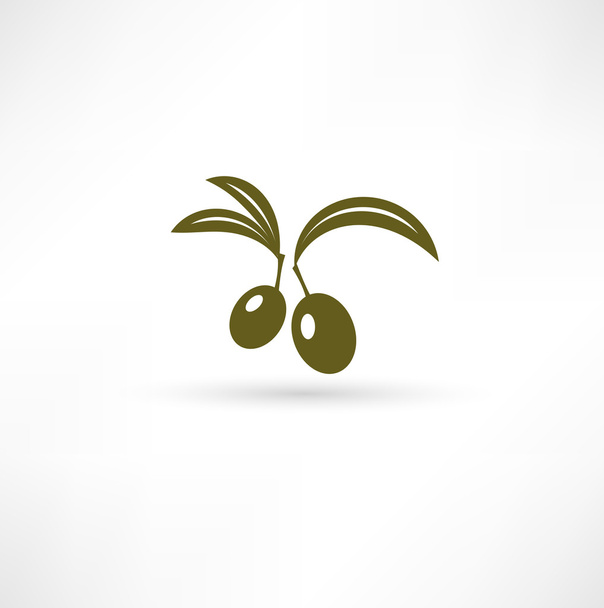 Olive icon - Vektor, Bild