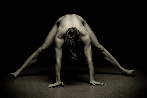 Naked woman body sculpture. Fine art photo of female body. - Foto, immagini