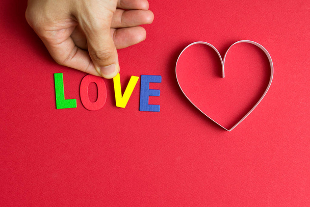 Láska a srdce tvar pro Valentines téma - Fotografie, Obrázek