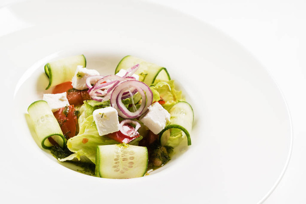 fresh greek salad  - Fotoğraf, Görsel